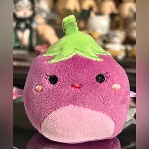 Glena the Purple Eggplant 2.5" Squishmallow Micromallow Stuffed Plush Toy